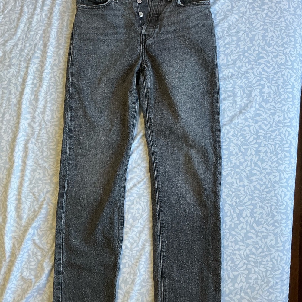 Levi's Women's Straight Leg Gray Jeans